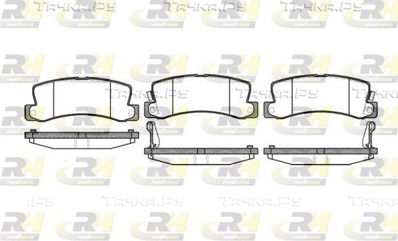 Тормозные колодки RoadHouse задние для Lexus ES III 1996-2001. Артикул 2214.22