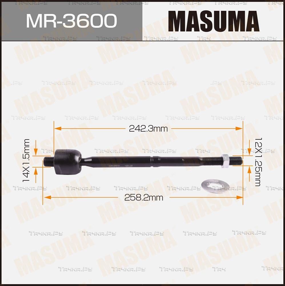 Рулевая тяга Masuma правая/левая для Toyota Porte I 2004-2012. Артикул MR-3600
