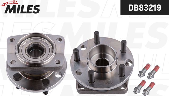 Ступица колеса с интегрированным подшипником Miles задняя задняя для Jaguar X-Type I 2001-2009. Артикул DB83219