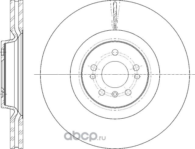 Диск тормозной (G-Brake). Артикул GR20993