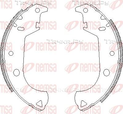 Тормозные колодки Remsa задние для Cadillac CTS I 2002-2007. Артикул 4125.00