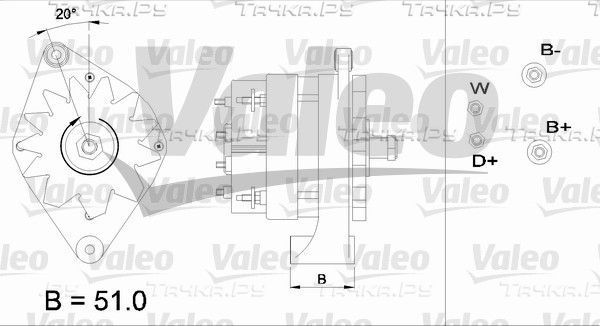 Генератор Valeo VALEO RE-GEN REMANUFACTURED для Volvo  F16 1988-1992. Артикул 436440
