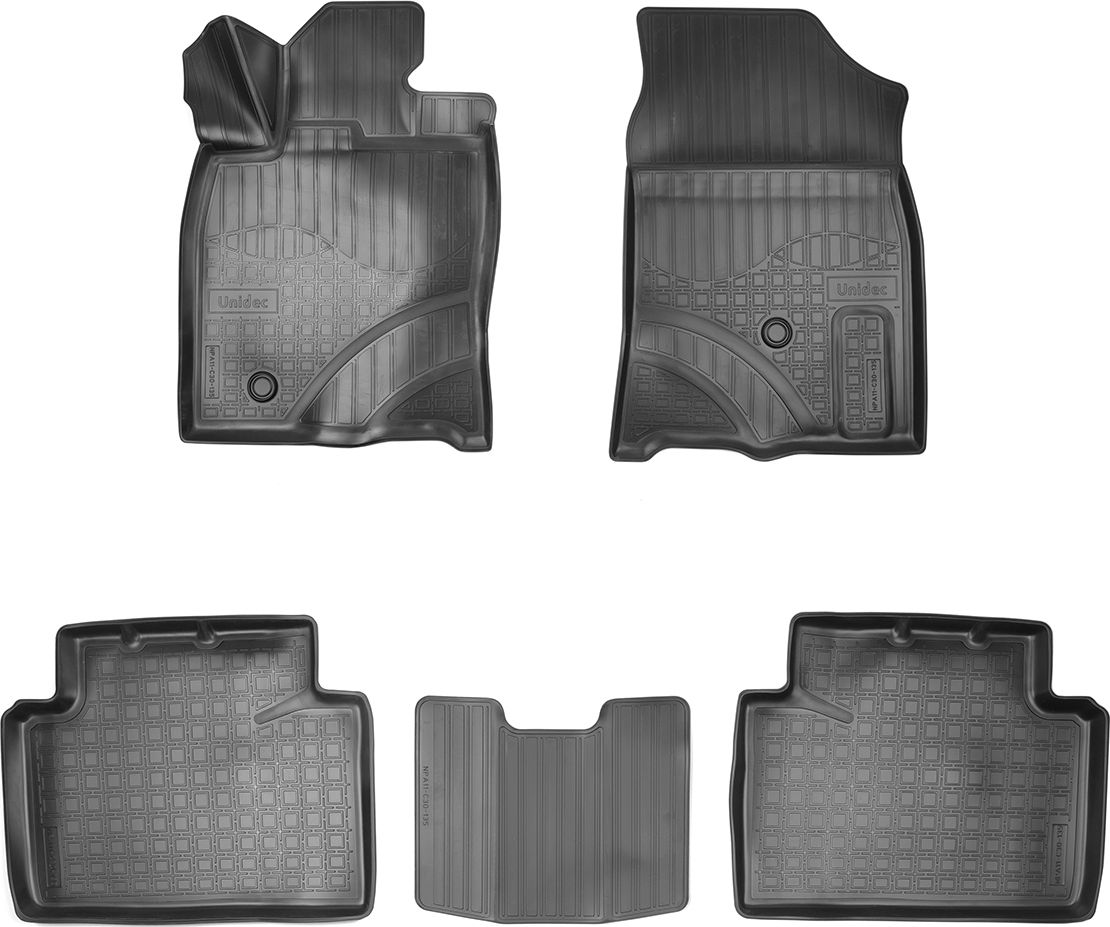 Коврики 3D Норпласт для салона Honda Civic X хэтчбек, седан 2015-2026. Артикул NPA11-C30-135