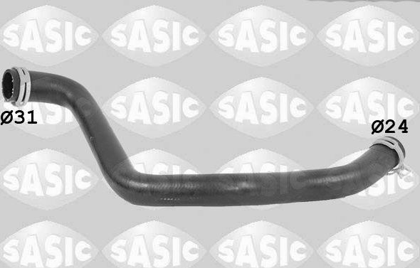Патрубок радиатора (системы охлаждения) Sasic. Артикул 3400262