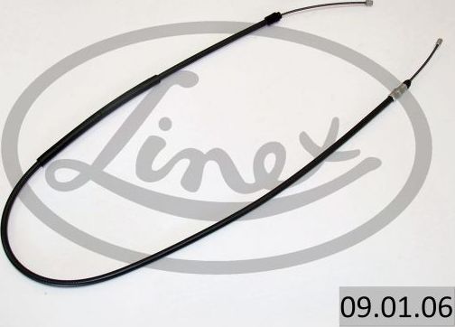 Трос ручника (тросик ручного тормоза) Linex. Артикул 09.01.06