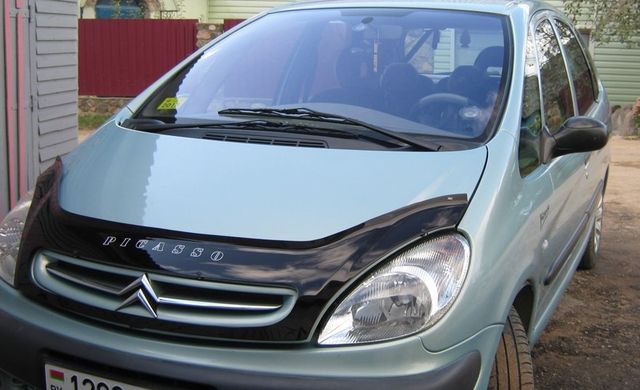Дефлектор VT52 для капота (c облицовкой радиатора) Citroen Xsara Picasso 1999-2004. Артикул CN08VT