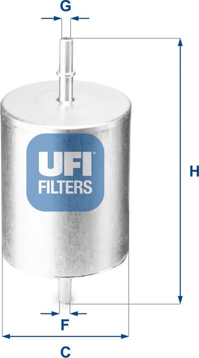 Топливный фильтр UFI. Артикул 31.817.00