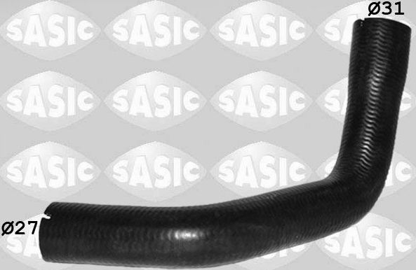 Патрубок радиатора (системы охлаждения) Sasic левый нижний для Citroen C3 I 2002-2010. Артикул 3400238