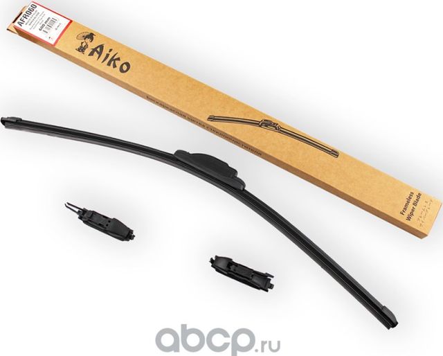 Щётка стеклоочистителя 600 мм (бескаркасная) (Aiko). Артикул AFR060