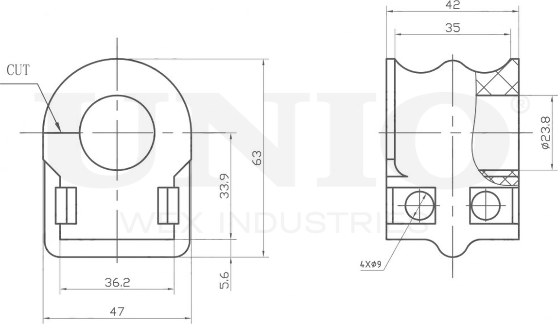 Втулка стабилизатора (Unio). Артикул RMP-10174