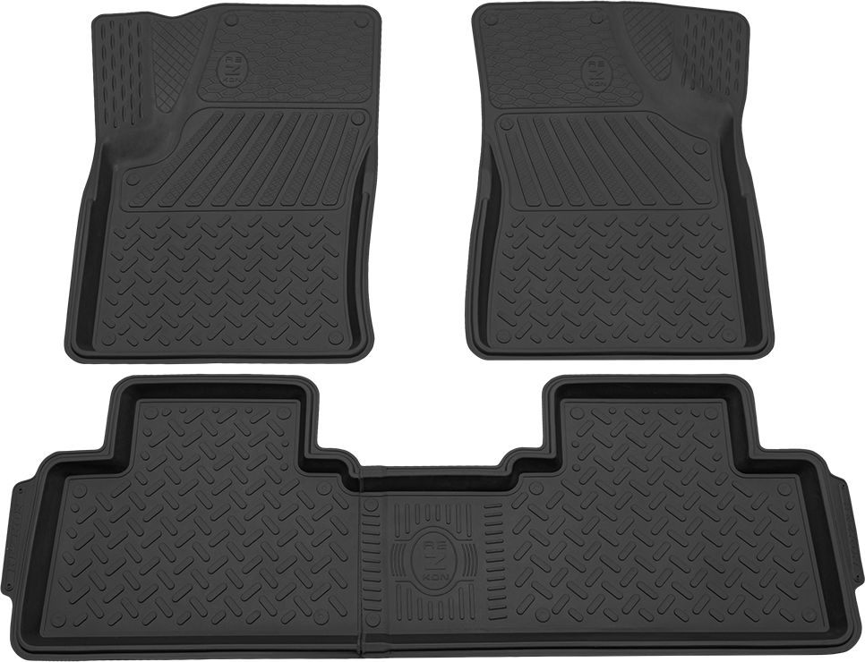 Коврики Rezkon резиновые для салона SsangYong Actyon II 2011-2026. Артикул 1031005100