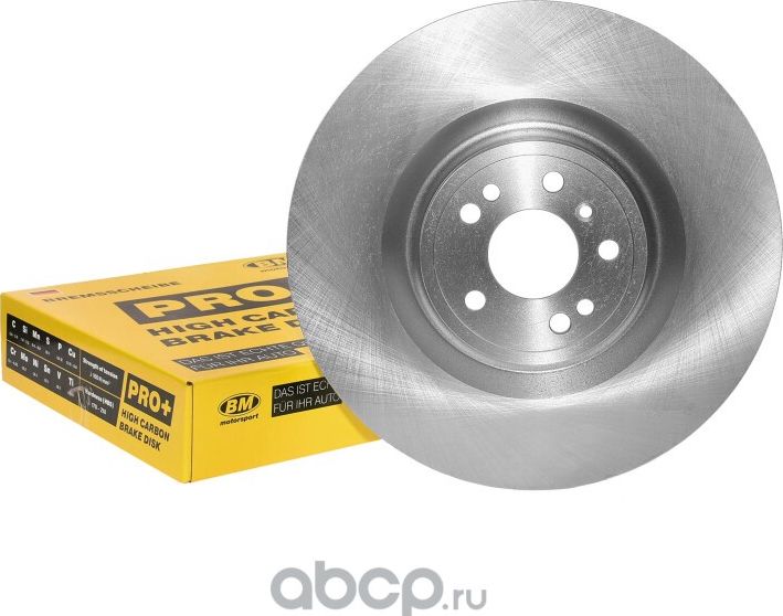 Диск тормозной высокоуглеродистый вентилируемый передний (BM). Артикул WIP0017