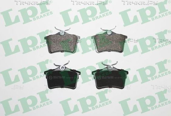 Тормозные колодки LPR задние для Citroen Berlingo I 2011-2011. Артикул 05P1500