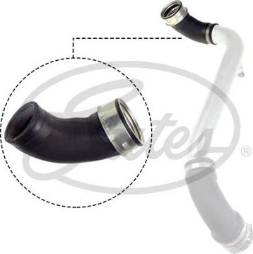 Патрубок интеркулера Gates. Артикул 09-0751