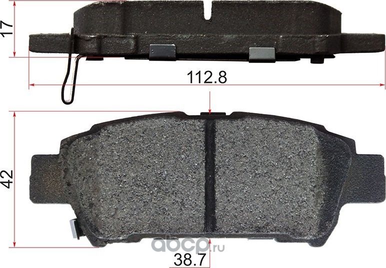 Тормозные колодки (TI-Guar). Артикул TG639