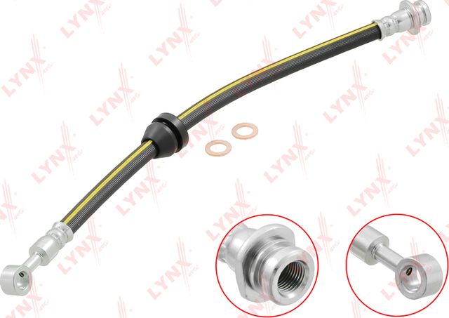 Тормозной шланг LYNXauto для Daewoo Kalos 2002-2007. Артикул BL-4400