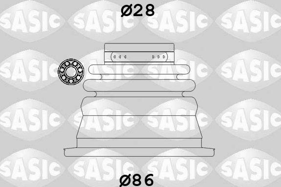 Пыльник ШРУСа внутренний Sasic передний левый для Renault Master II 1998-2010. Артикул 4003464