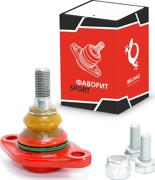 Опора шаровая с крепежом Фаворит (21080-2904192-01) (Belmag). Артикул BM1388