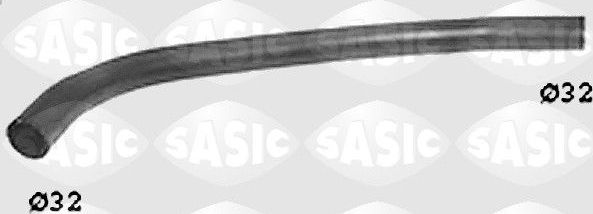 Патрубок радиатора (системы охлаждения) Sasic. Артикул SWH6595