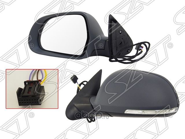 Зеркало SKODA OCTAVIA III 08-13 LH складное, повор (SAT) SAT. Артикул STSD26940B2