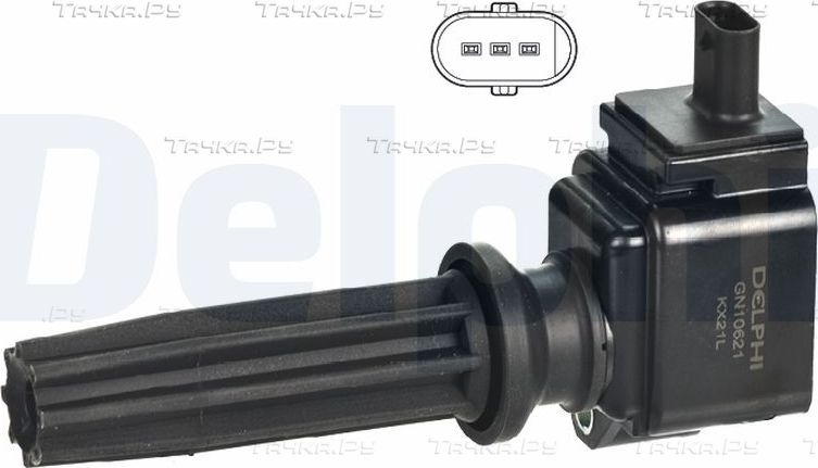 Катушка зажигания Delphi для Land Rover Range Rover Evoque II 2015-2026. Артикул GN10621