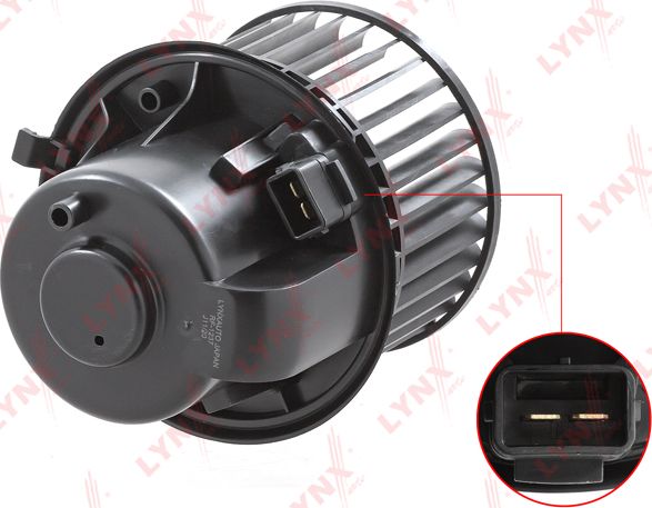 Вентилятор, мотор печки (отопителя) салона LYNXauto. Артикул RF-1237