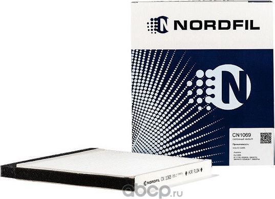 Фильтр салона Volvo S60  S80  V70  XC70  XC90 (Nordfil). Артикул cn1069