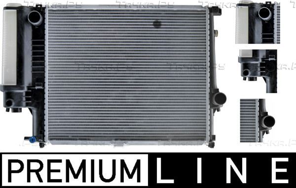 Радиатор охлаждения двигателя Mahle Premium для BMW 5 III (E34) 1987-1996. Артикул CR 327 000P