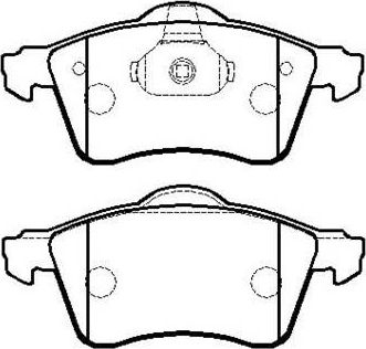 Тормозные колодки HSB. Артикул HP8540