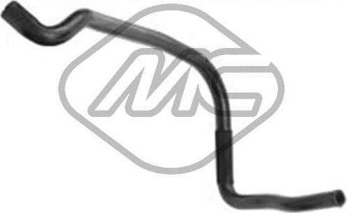 Патрубок радиатора (системы охлаждения) Metalcaucho нижний для Renault Megane II 2002-2008. Артикул 94097