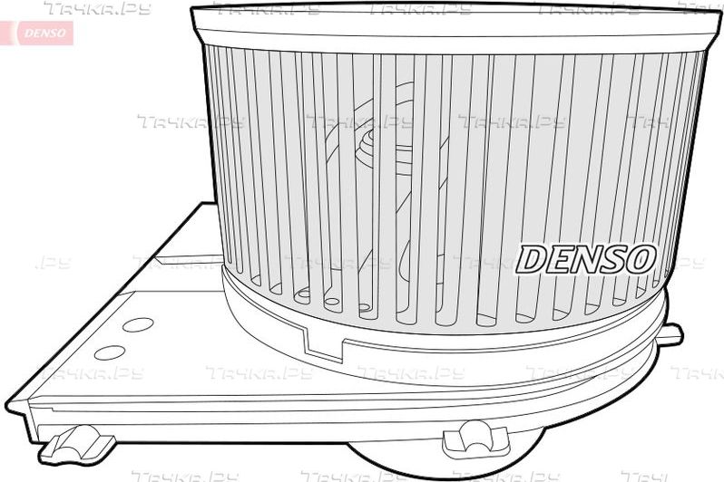 Вентилятор, мотор печки (отопителя) салона Denso для Audi TT I (8N) 1998-2006. Артикул DEA02004