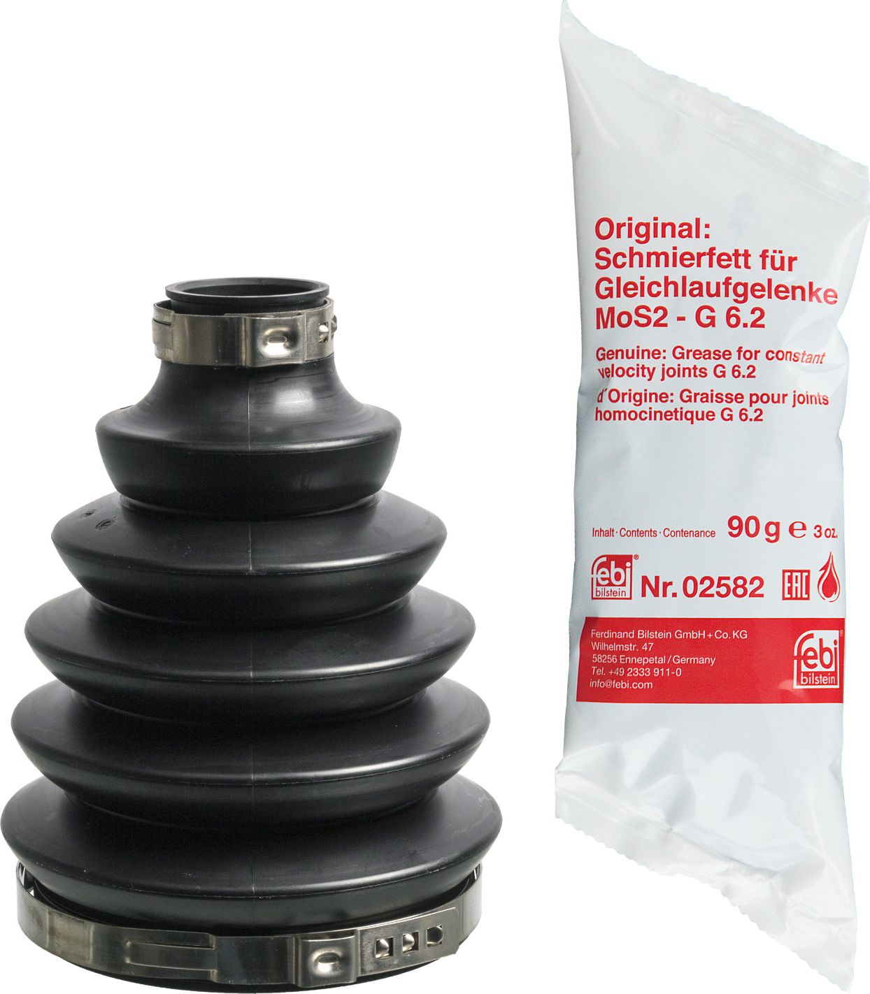 Пыльник шруса (комплект) Febi Bilstein (термопласт). Артикул 31488