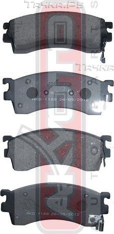 Тормозные колодки Akyoto Packing AKYOTO передние для Mazda MX-6 1992-1997. Артикул AKD-1188