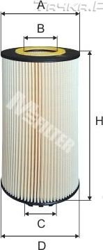 Масляный фильтр MFilter для Mercedes-Benz Actros MP1 1996-2003. Артикул TE 610