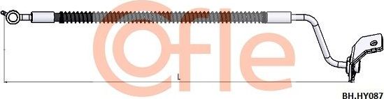 Тормозной шланг Cofle. Артикул 92.BH.HY087