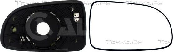 Зеркальное стекло бокового зеркала Alkar правое для Chevrolet Aveo I 2005-2010. Артикул 6402453