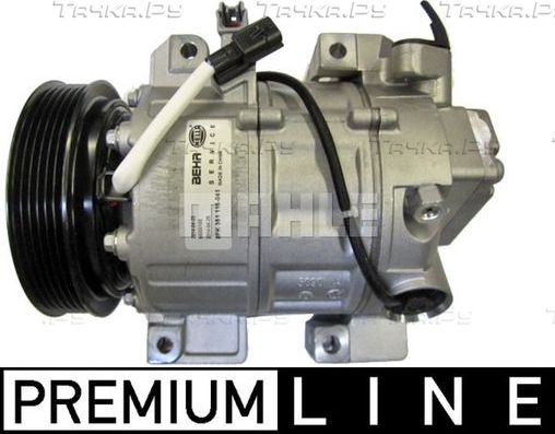 Компрессор кондиционера Mahle Premium для Nissan X-Trail T31 2007-2013. Артикул ACP 921 000P