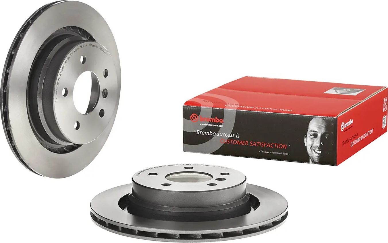 Тормозной диск Brembo PRIME LINE - UV Coated. Артикул 09.8700.11