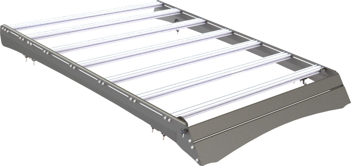 Экспедиционный багажник STC для Toyota Hilux VII 2005-2015 шторка. Артикул STC-THIL/04-TR1