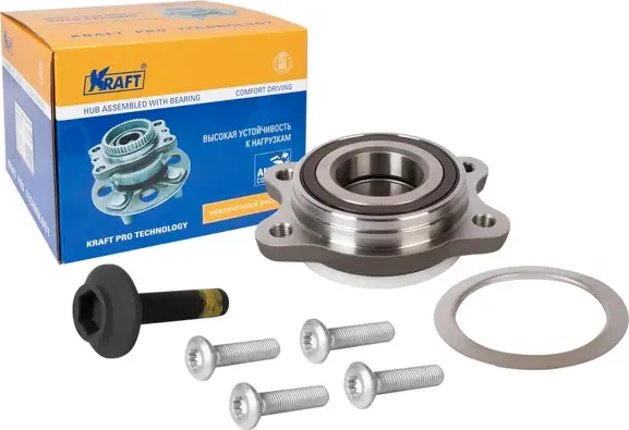 Ступица передняя в сборе L=R (Kraft). Артикул KT110052
