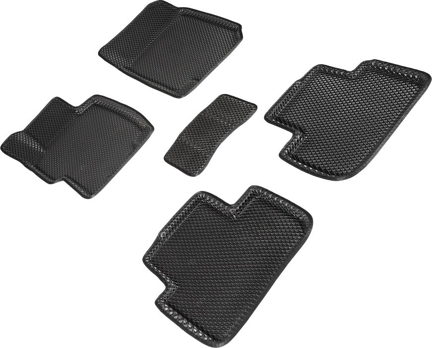 Коврики Seintex 3D EVA ромб для салона Honda Accord VII 2002-2008 ЧЕРНЫЕ. Артикул 95291