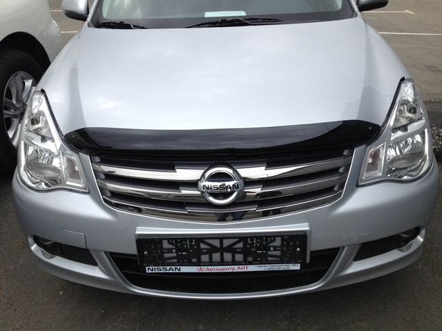Дефлектор SIM для капота Nissan Almera G15 2013-2026. Артикул SNIALM1312