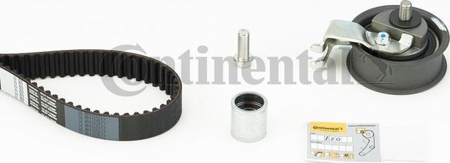 Ремень ГРМ с роликами (комплект) ContiTech для Audi TT I (8N) 1998-2006. Артикул CT909K2