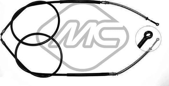 Трос ручника (тросик ручного тормоза) Metalcaucho. Артикул 83244