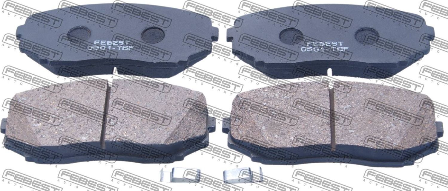 Тормозные колодки Febest. Артикул 0501-TBF