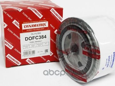 фильтр масляный (Dynamatrix-Korea). Артикул DOFC384