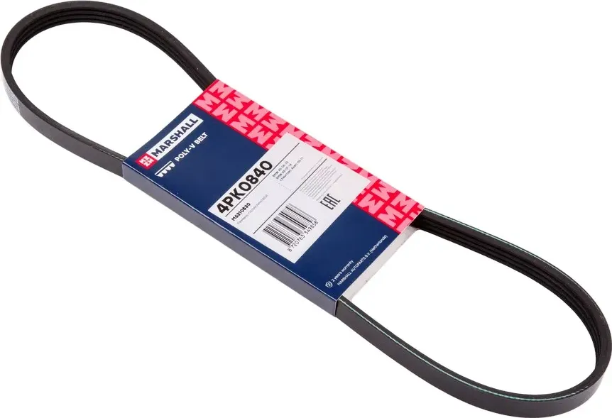 Ремень поликлиновой 4PK0840 BMW X5 06 13 BMW X6 07 14 Chevrolet Aveo 06 11 M6310 (Marshall). Артикул M6310530