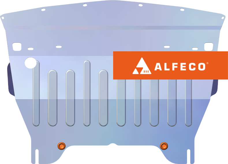 Защита алюминиевая Alfeco для картера Infiniti EX25, EX35 2007-2013. Артикул ALF.29.06 AL4