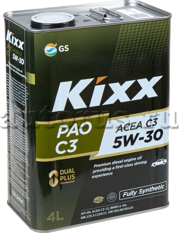 Масло моторное Kixx PAO 5W-30 /4л. Артикул L209144TE1