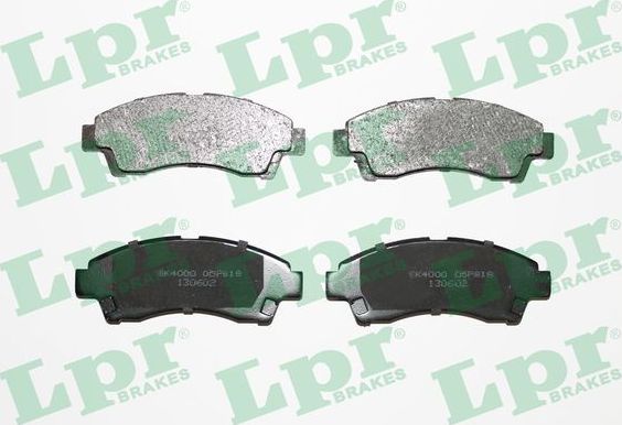 Тормозные колодки LPR. Артикул 05P818